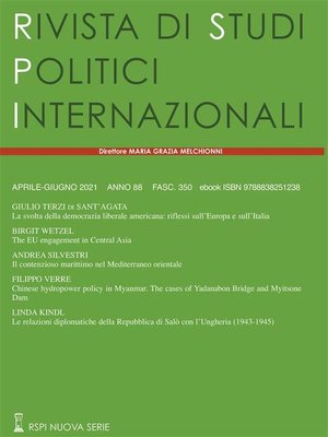 cover image of Rivista di Studi Politici Internazionali